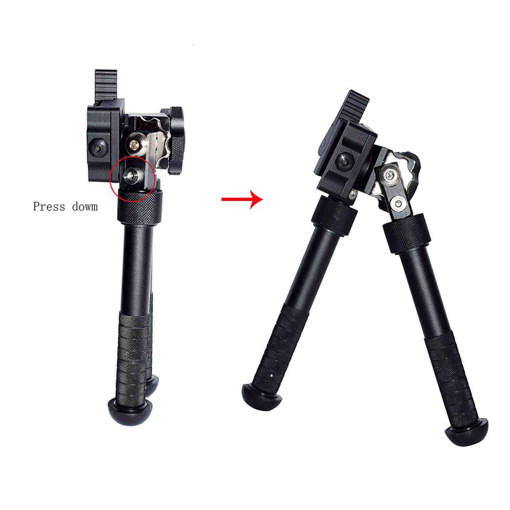 Aluminium alloy Atlas V8 Bipod 360degree Adjustable For Picatinny Rail